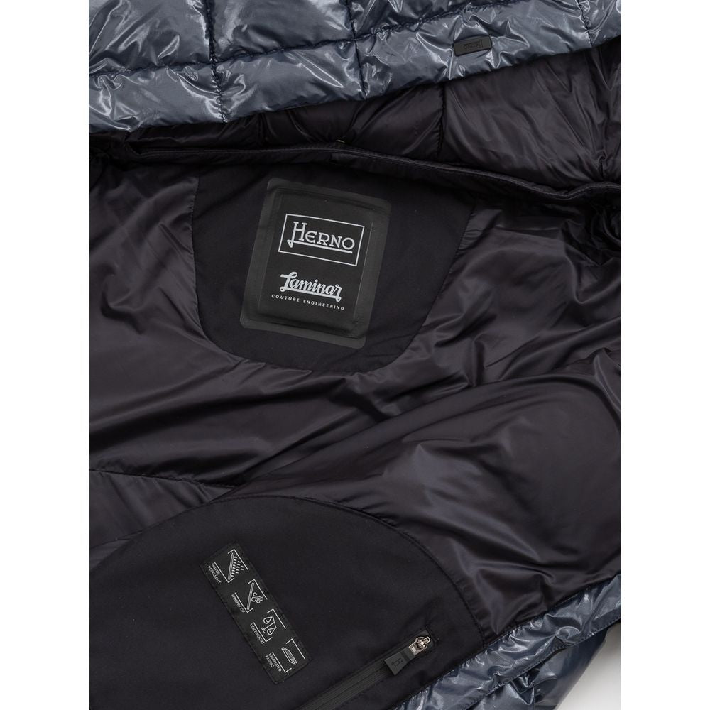 Herno Blue Polyamide Jackets & Coat -   -  Herno.
