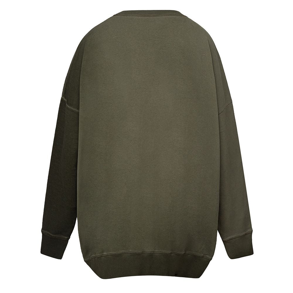 Dsquared² Green Cotton Hoody -   -  Dsquared².