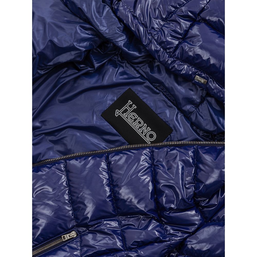 Herno Blue Polyamide Jackets & Coat -   -  Herno.