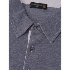 Corneliani Blue Cotton Polo Shirt -   -  Corneliani.