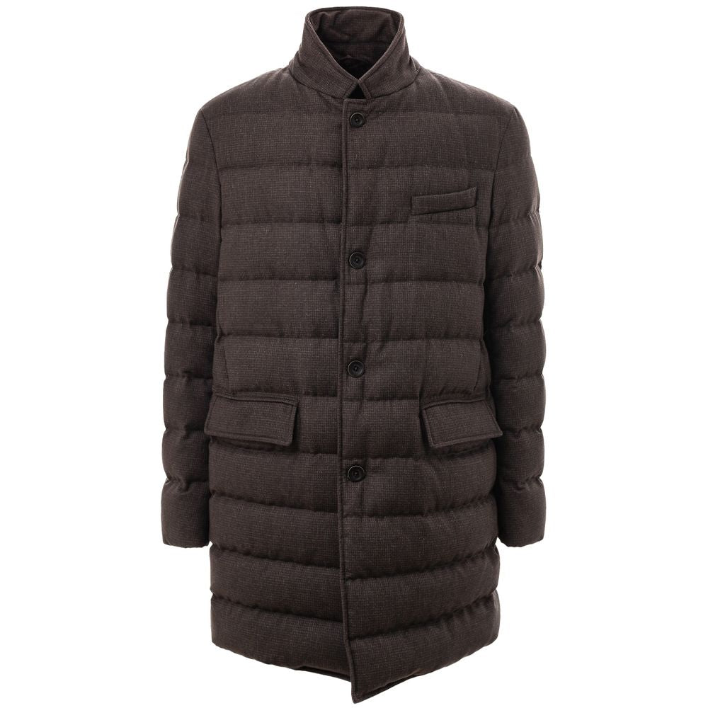 Herno Brown Wool Jackets & Coat -   -  Herno.