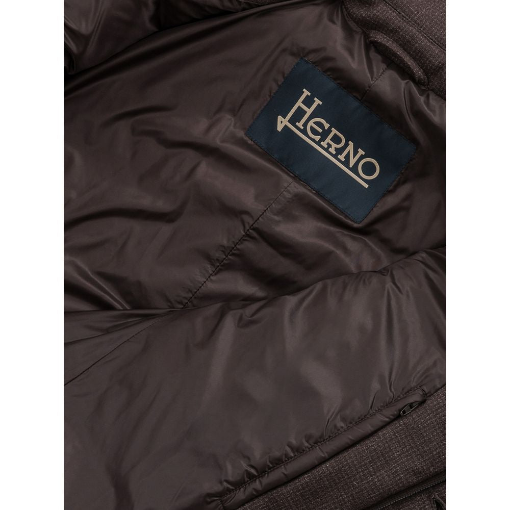 Herno Brown Wool Jackets & Coat -   -  Herno.