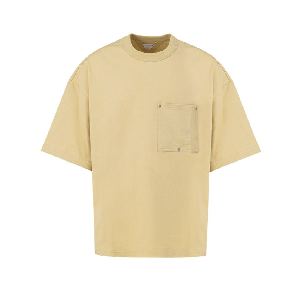 Bottega Veneta Beige Cotton T-Shirt -   -  Bottega Veneta.