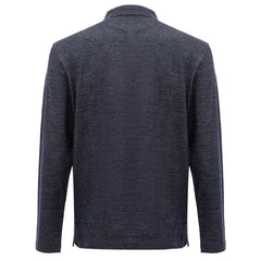 Corneliani Blue Wool Polo Shirt -   -  Corneliani.