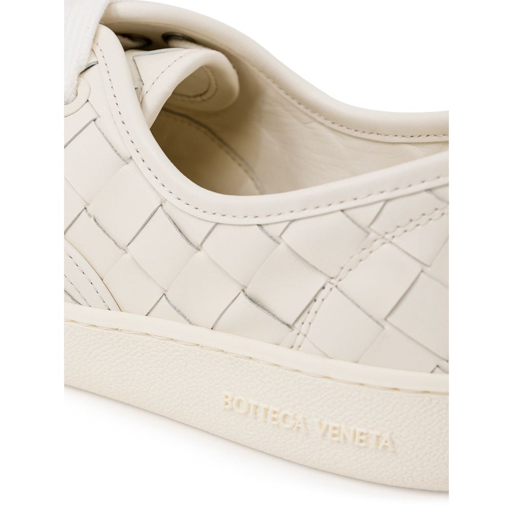 Bottega Veneta White Leather Sneaker -   -  Bottega Veneta.