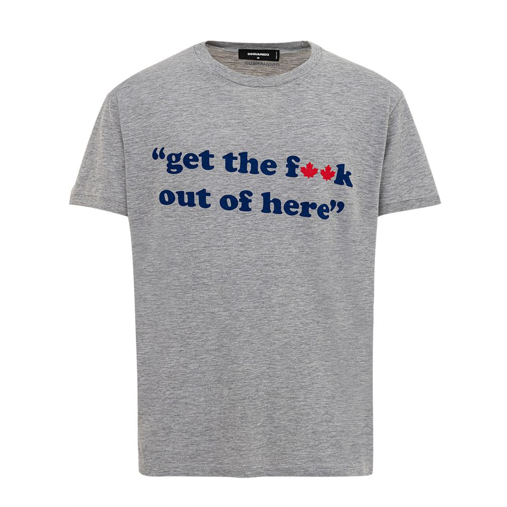 Dsquared² Gray Cotton T-Shirt -   -  Dsquared².