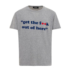 Dsquared² Gray Cotton T-Shirt -   -  Dsquared².