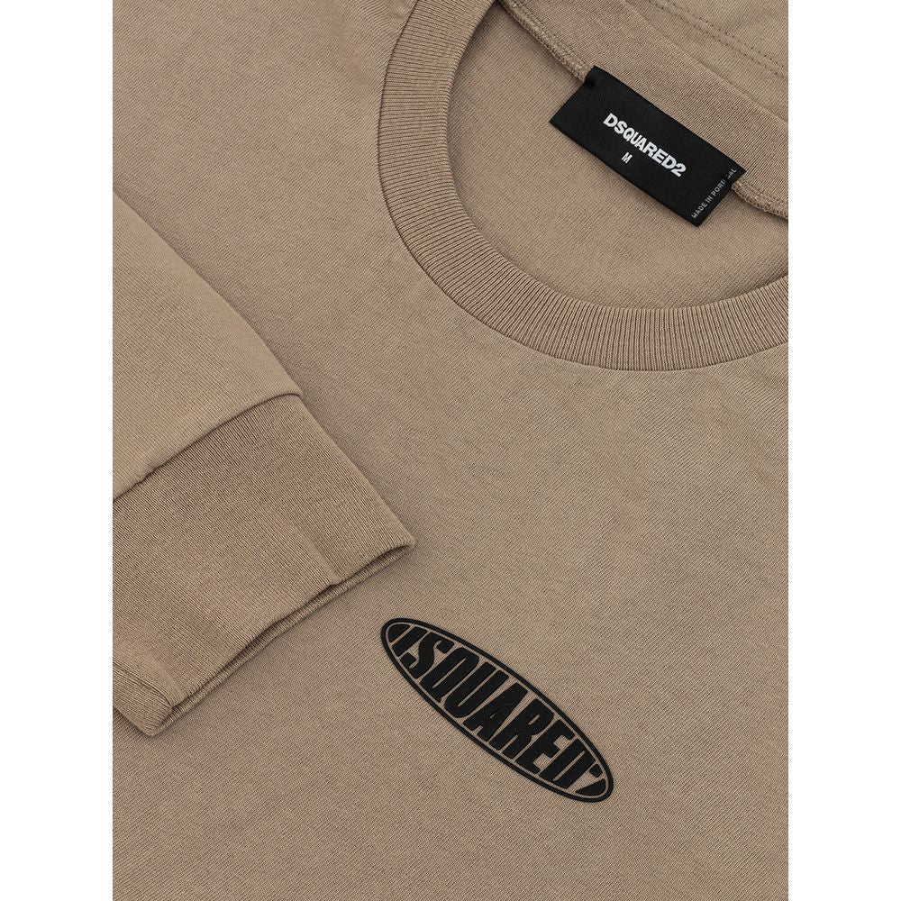 Dsquared² Beige Cotton T-Shirt -   -  Dsquared².