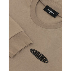 Dsquared² Beige Cotton T-Shirt -   -  Dsquared².