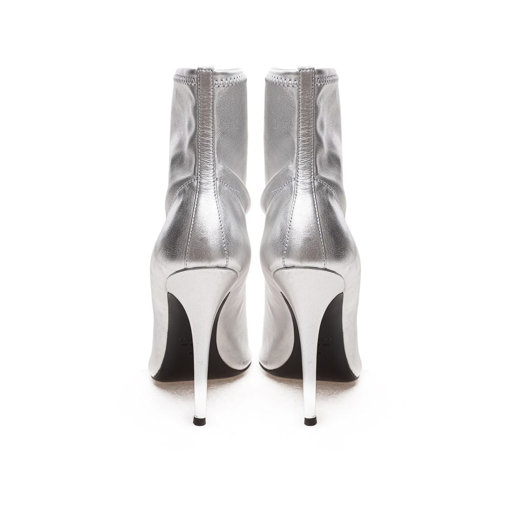 Giuseppe Zanotti Gray Leather Boot -   -  Giuseppe Zanotti.