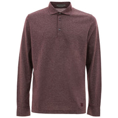 Corneliani Purple Cotton Polo Shirt -   -  Corneliani.