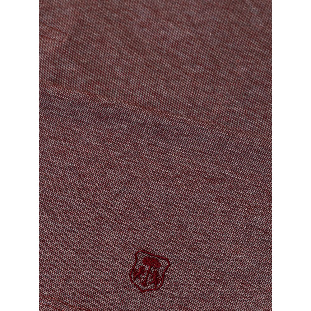 Corneliani Purple Cotton Polo Shirt -   -  Corneliani.
