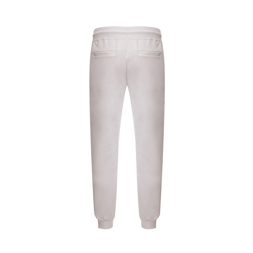 GCDS Elevate Your Wardrobe with Chic White Cotton Pants -   -  GCDS.