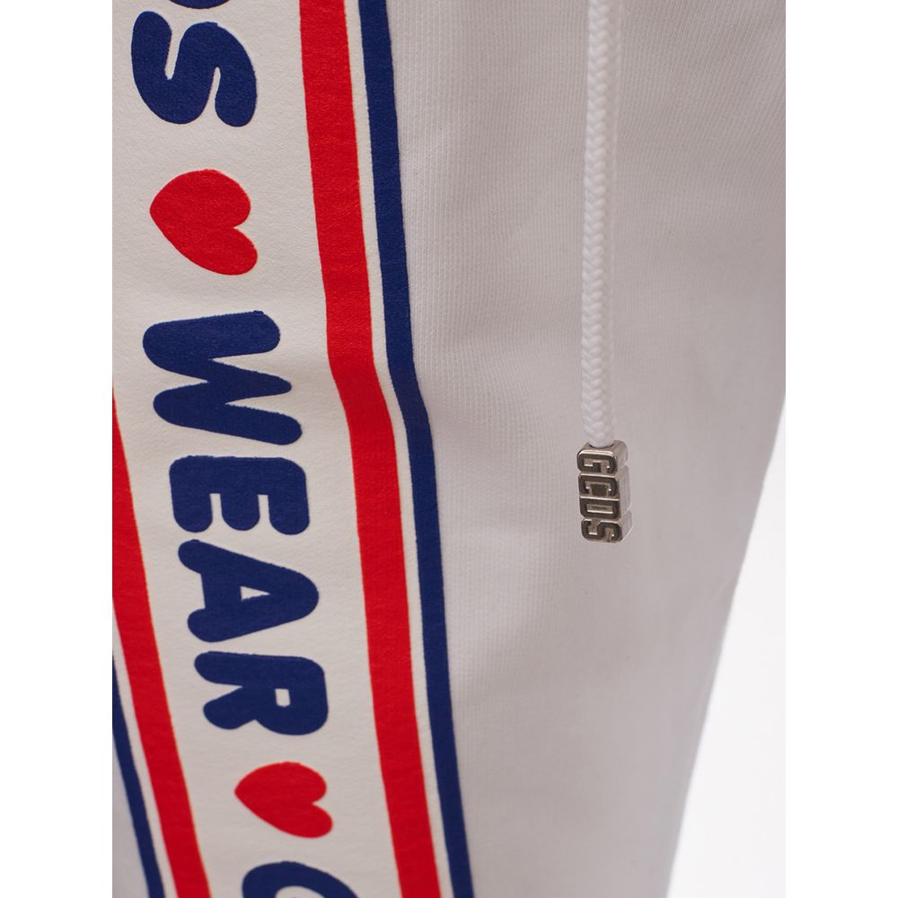 GCDS Elevate Your Wardrobe with Chic White Cotton Pants -   -  GCDS.
