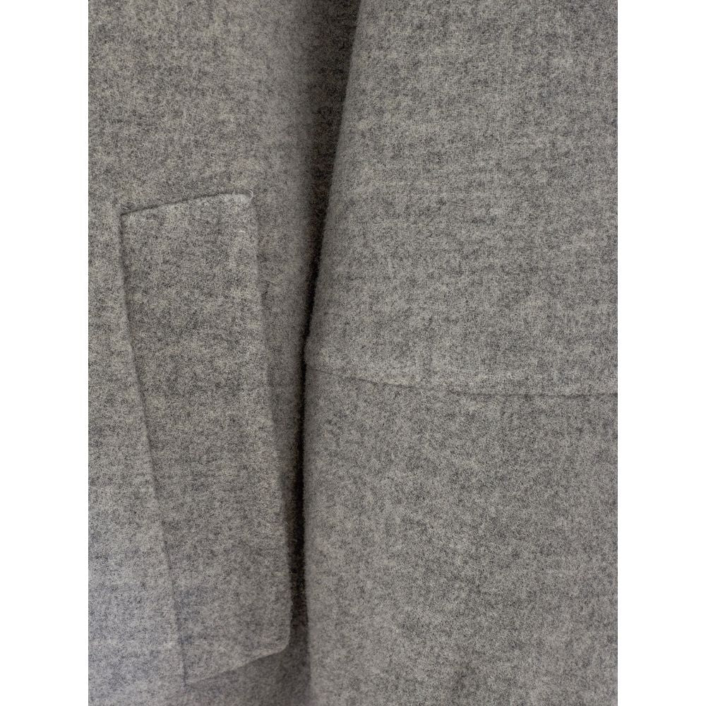 Herno Elegant Gray Wool Jacket for Timeless Style -   -  Herno.
