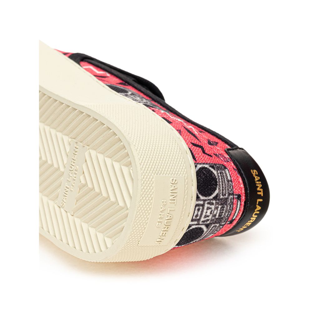 Saint Laurent Pink Cotton Sneaker -   -  Saint Laurent.