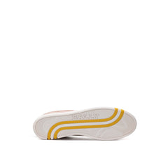 Bally Elegant Pink Cotton Leather Sneakers -   -  Bally.