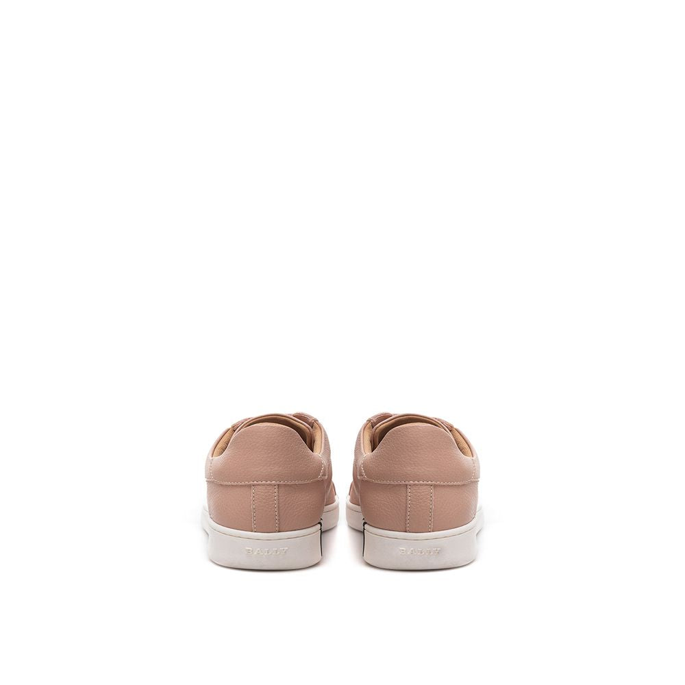 Bally Elegant Pink Leather Sneakers for Women -   -  Bally.