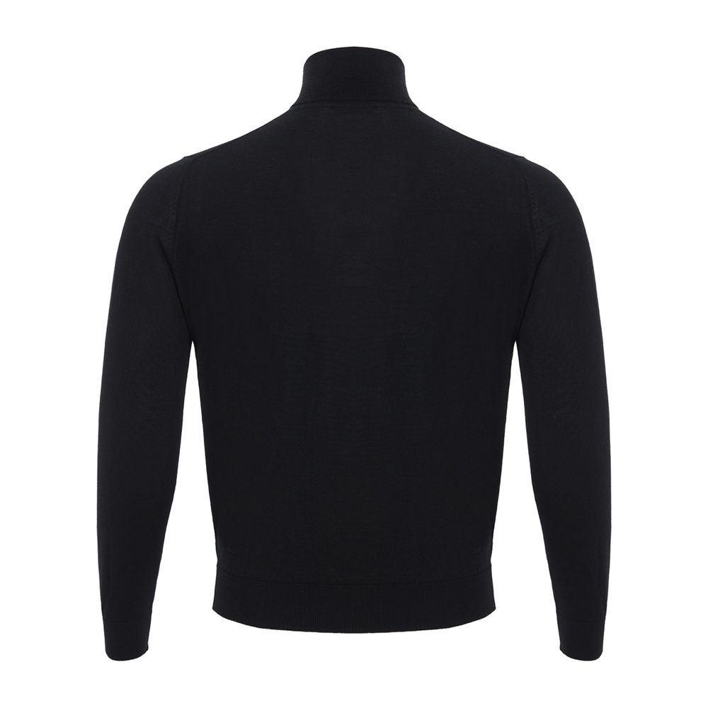 Colombo Italian Cashmere Luxury Black Sweater -   -  Colombo.