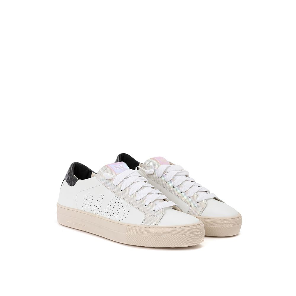 P448 Elevate Your Sneaker Game with All-White Italian Leather Kicks -   -  P448.