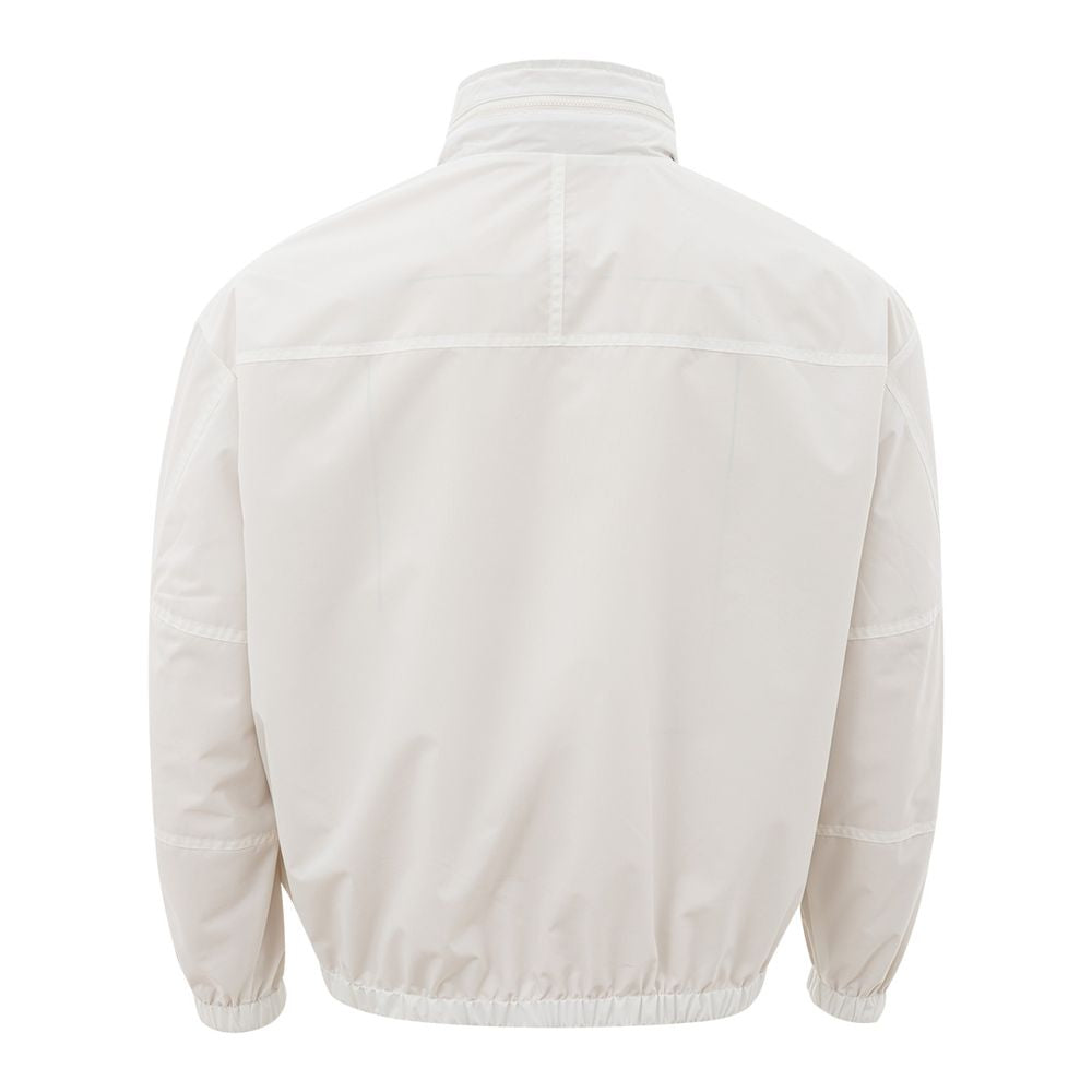 Armani Exchange Beige Polyamide Jacket for the Modern Man -   -  Armani Exchange.