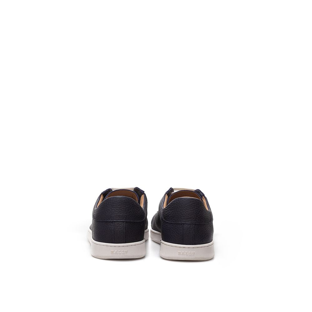 Bally Elegant Blue Leather Sneakers For Men -   -  Bally.