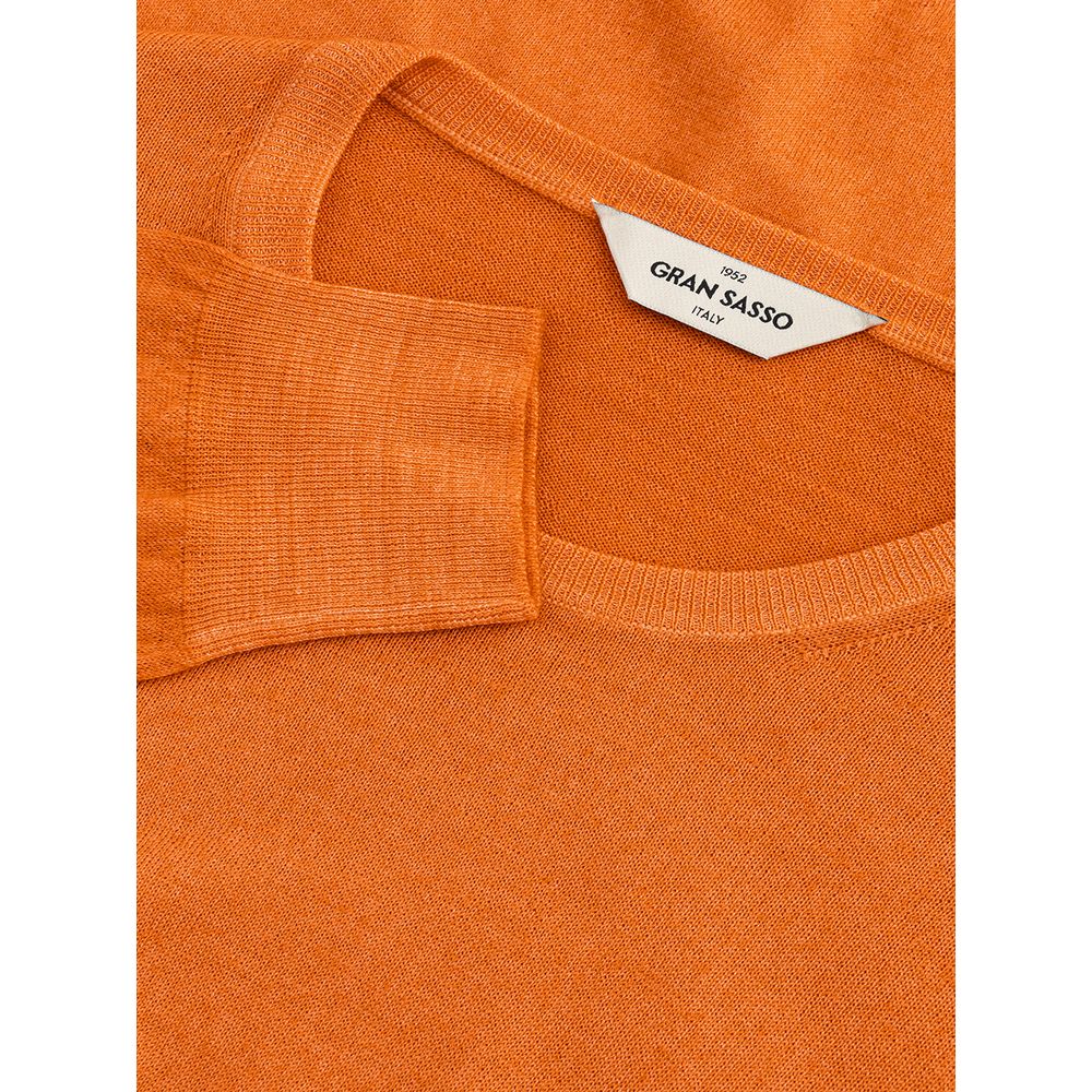 Gran Sasso Orange Wool Sweater -   -  Gran Sasso.