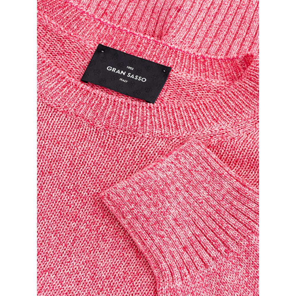Gran Sasso Pink Cotton Sweater -   -  Gran Sasso.