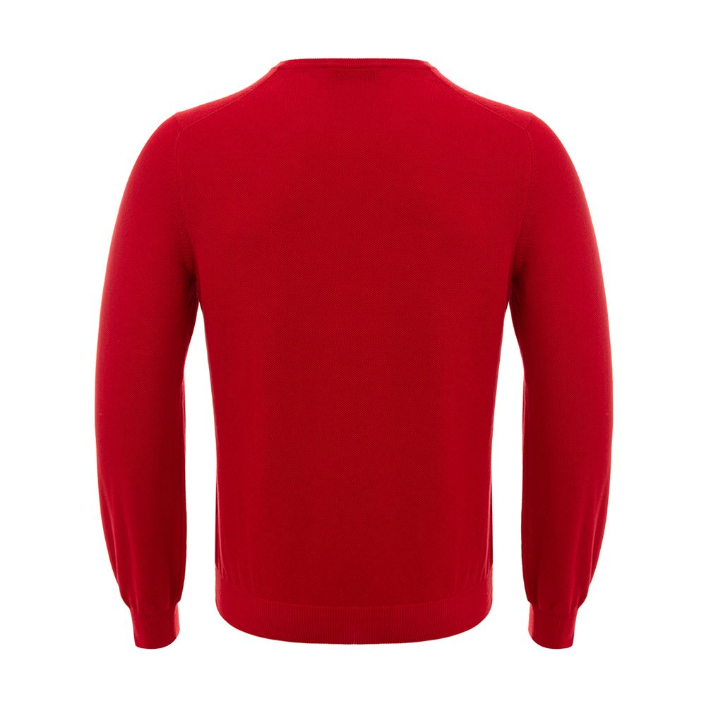 Gran Sasso Red Cotton Sweater -   -  Gran Sasso.