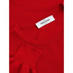 Gran Sasso Red Cotton Sweater -   -  Gran Sasso.
