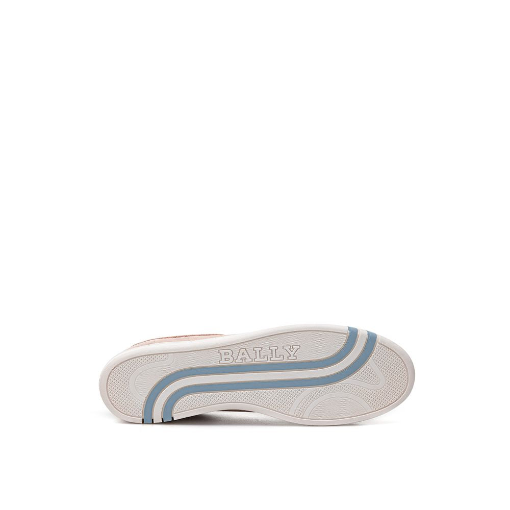 Bally Elegant Pink Leather Sneakers -   -  Bally.