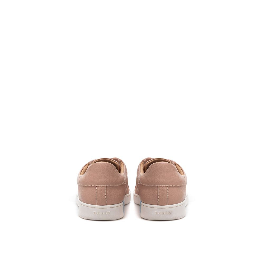 Bally Elegant Pink Leather Sneakers -   -  Bally.