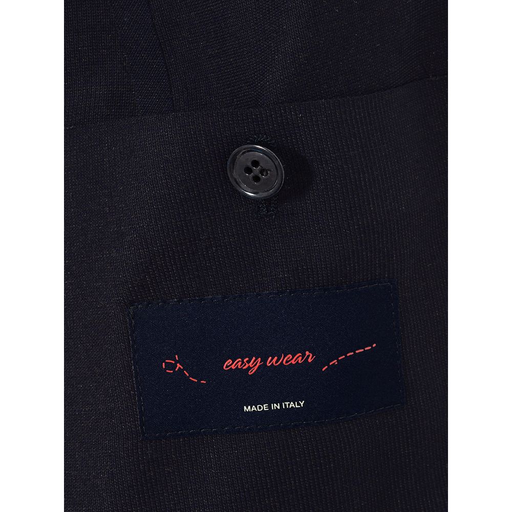 Elegant Blue Cotton Lardini Jacket -   -  Lardini.