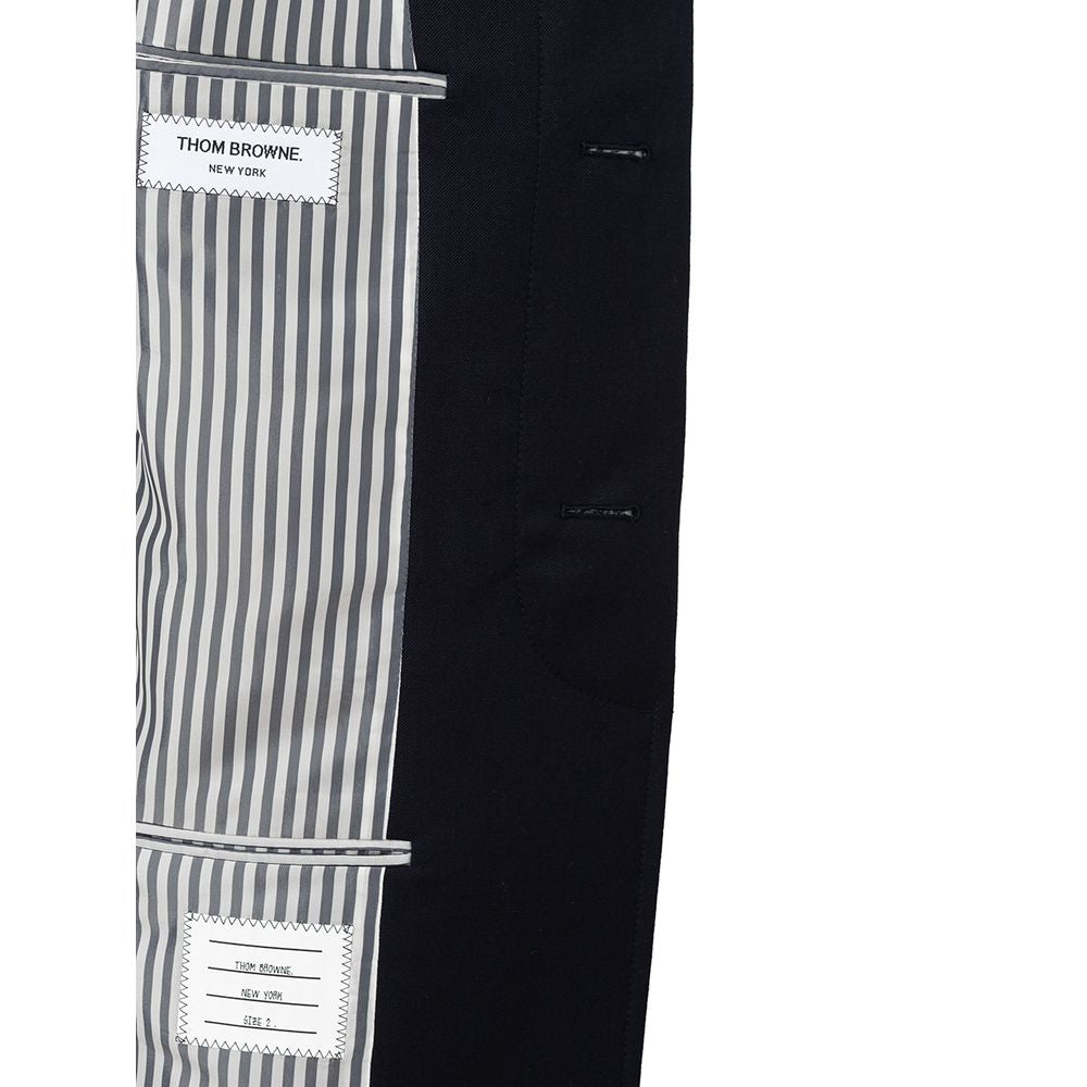 Thom Browne Elegant Wool Jacket in Signature Blue -   -  Thom Browne.