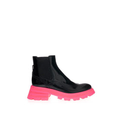 Alexander McQueen Elegant Black Leather Boots -   -  Alexander McQueen.