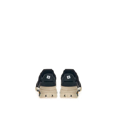 Lardini Black Suede Leather Sneaker -   -  Lardini.