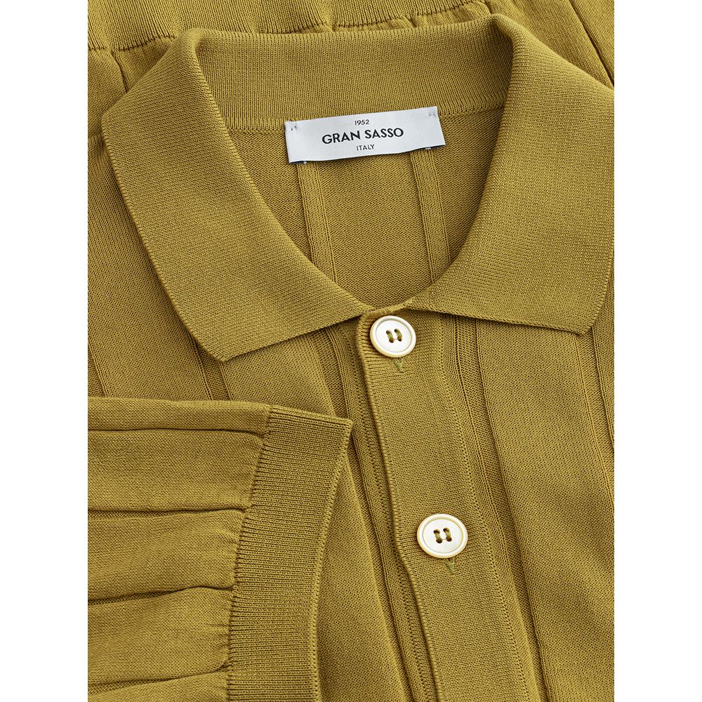 Gran Sasso Elegant Green Cotton T-Shirt for Men -   -  Gran Sasso.