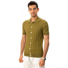 Gran Sasso Elegant Green Cotton T-Shirt for Men -   -  Gran Sasso.