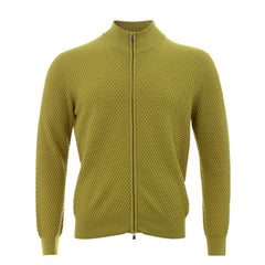 Gran Sasso Elegant Yellow Cotton Cardigan for Men -   -  Gran Sasso.