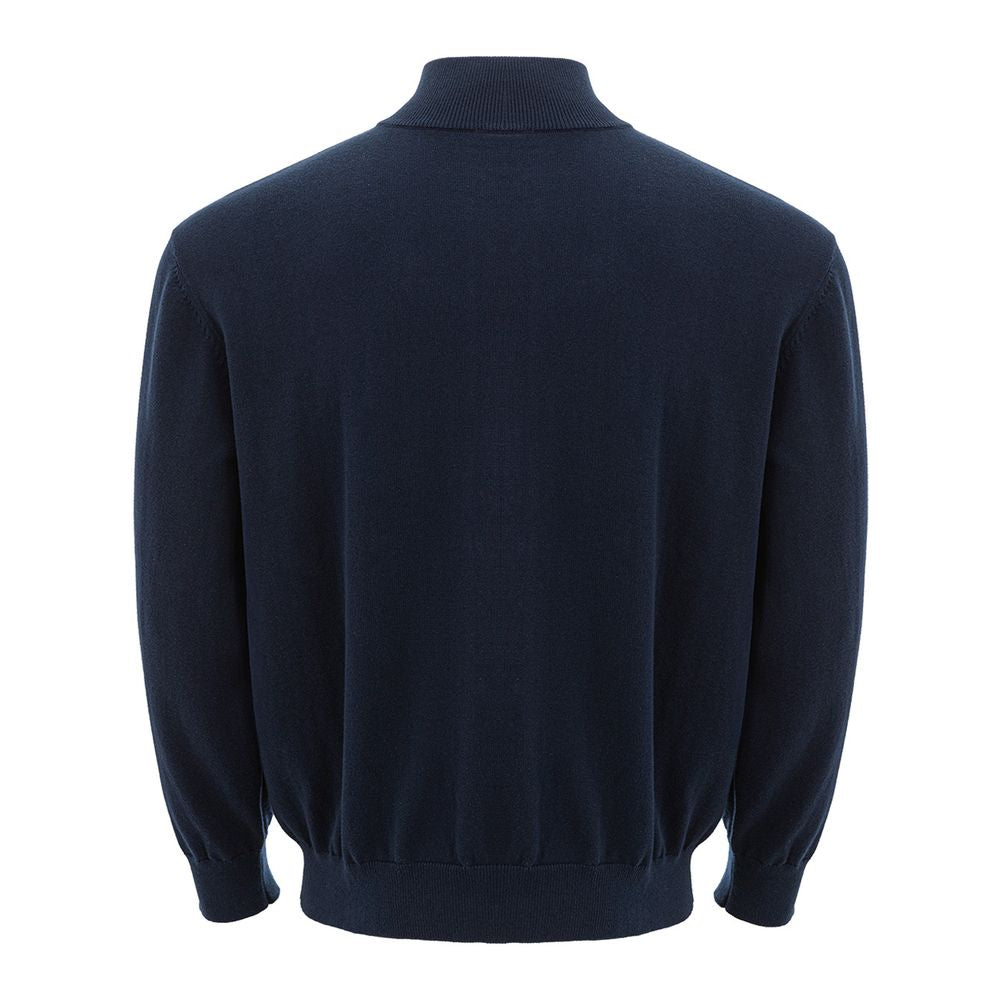 Armani Exchange Blue Cotton Sweater -   -  Armani Exchange.