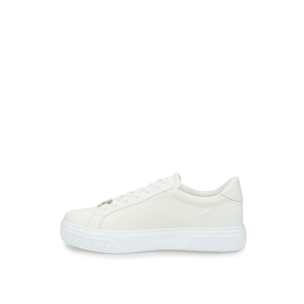 Casadei Sleek White Leather Sneakers -   -  Casadei.
