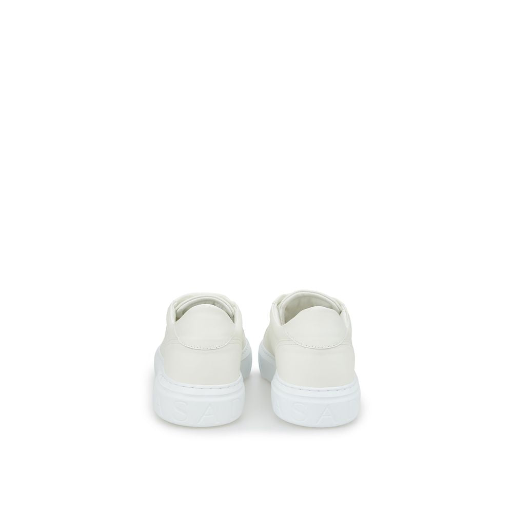 Casadei Sleek White Leather Sneakers -   -  Casadei.