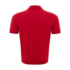 Gran Sasso Elegant Italian Cotton Polo Shirt in Vibrant Red -   -  Gran Sasso.