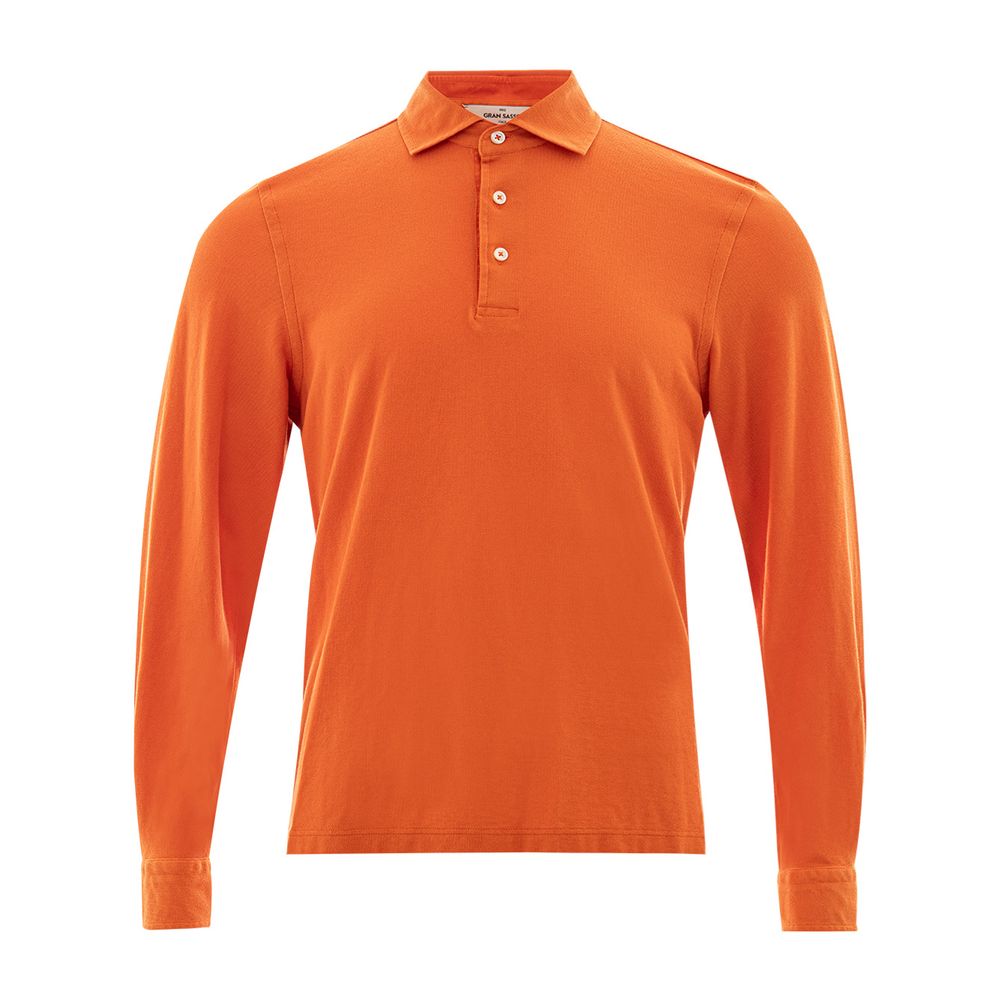 Gran Sasso Elegant Orange Cotton Polo for Men -   -  Gran Sasso.