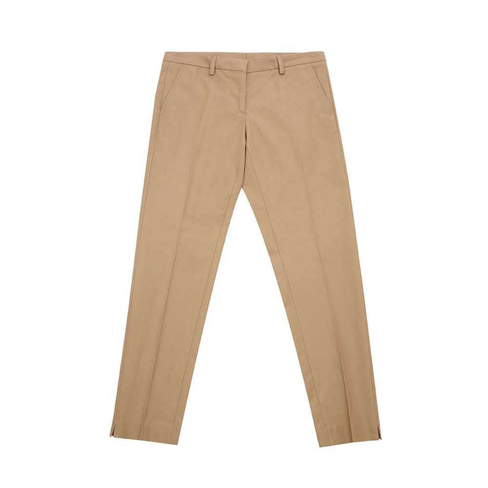 Lardini Elegant Brown Cotton Trousers for Women -   -  Lardini.