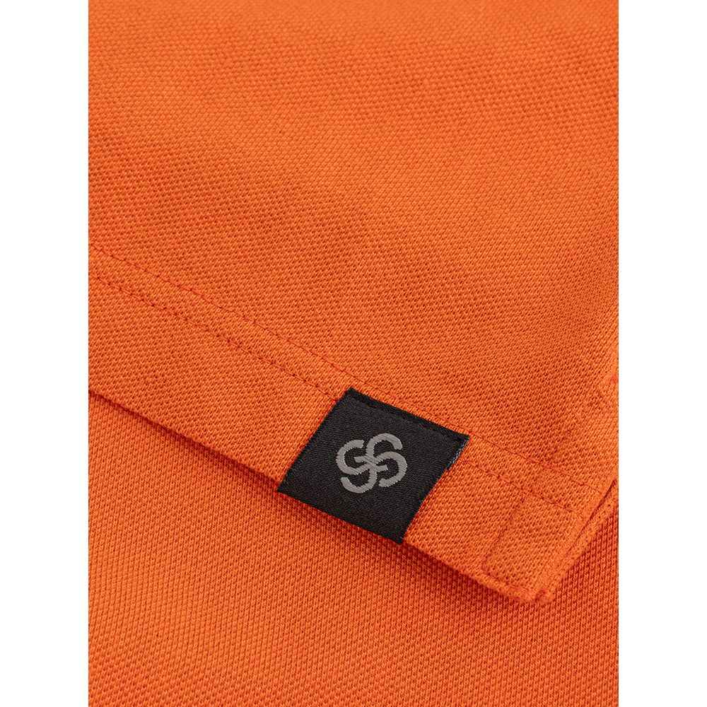 Gran Sasso Elegant Orange Cotton Polo for Men -   -  Gran Sasso.