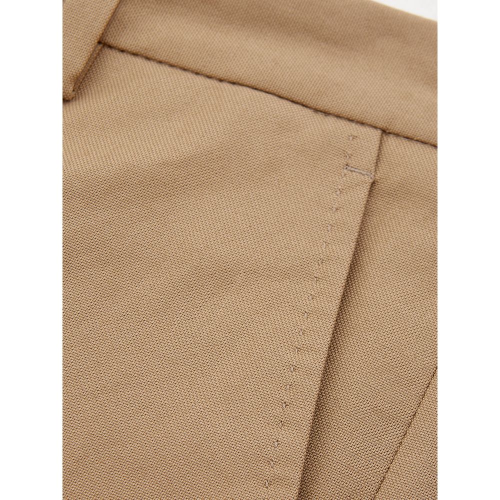 Lardini Elegant Brown Cotton Trousers for Women -   -  Lardini.