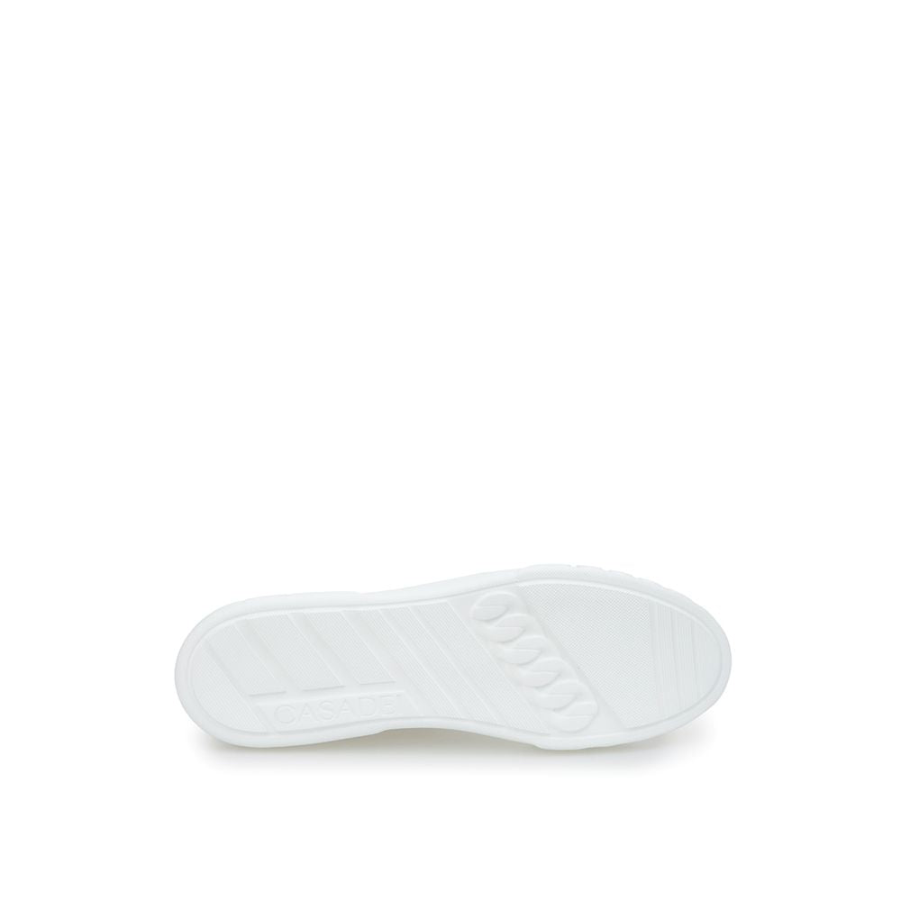 Casadei Sleek White Leather Sneakers -   -  Casadei.