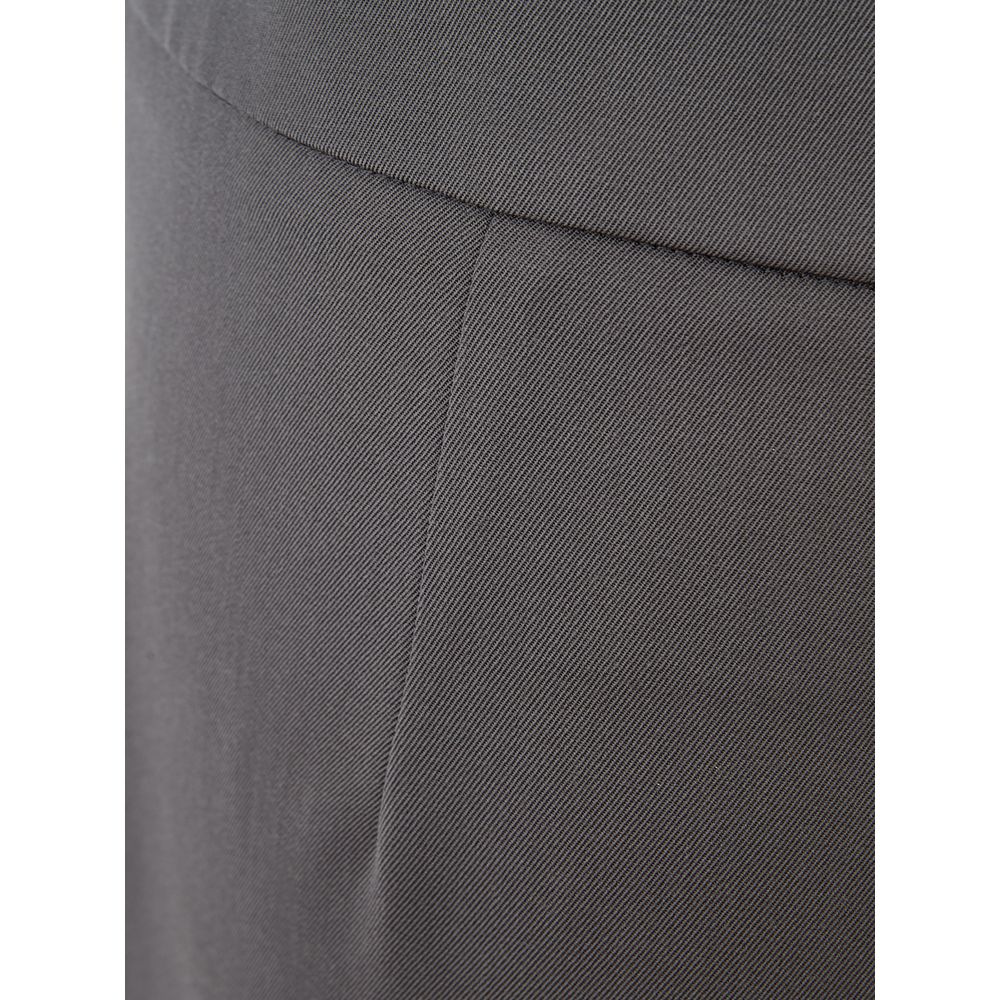 Lardini Chic Gray Wool Trousers for Sophisticated Style -   -  Lardini.