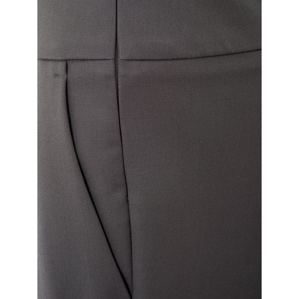 Lardini Chic Gray Wool Trousers for Sophisticated Style -   -  Lardini.